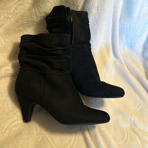 Black booties size 9